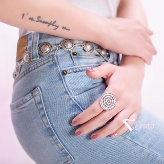 کمربند فلزی مدل رینا